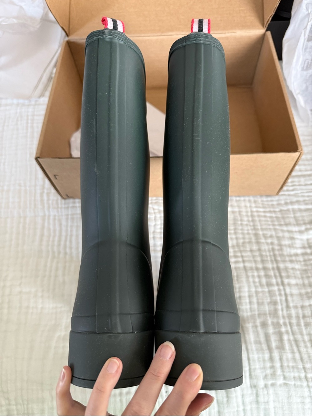 NIB Hunter Women’s Play Tall Rain Boot Size 10 Medium - Picture 4 of 7